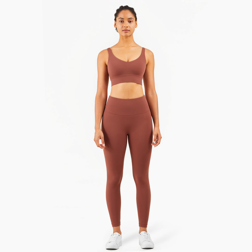 Nieuwe Luxe Yoga Sets voor Dames, Hoog Rekbare Sportkleding