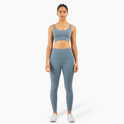 Nieuwe Luxe Yoga Sets voor Dames, Hoog Rekbare Sportkleding