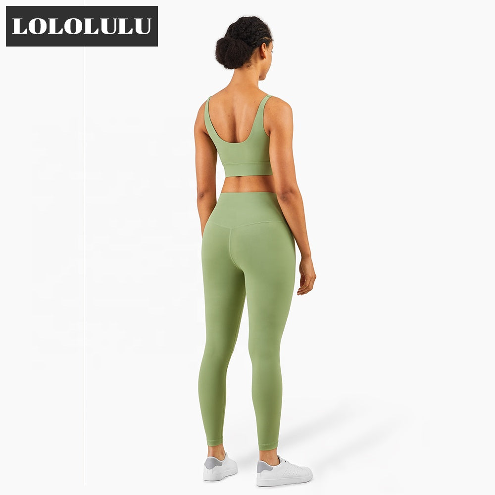 Nieuwe Luxe Yoga Sets voor Dames, Hoog Rekbare Sportkleding